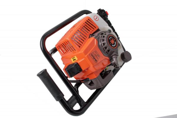 Motoburghiu foreza pamant Wolfson STB-630, 3CP, 63cc, motor 2 timpi, 3 burghie incluse 100mm 150mm 200mm
