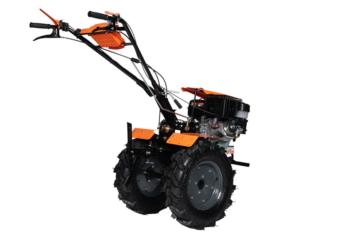 Motocultor benzina Wolfson Imperio 15CP, latime lucru 70–140cm, 40 cutite, roti transport 6.50x12, priza putere, far