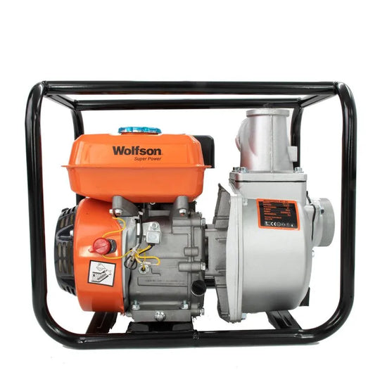 Motopompa PROFESIONALA pentru apa curata WOLFSON WT-30, 3 toli, 6.5 CP, 60000 l/h