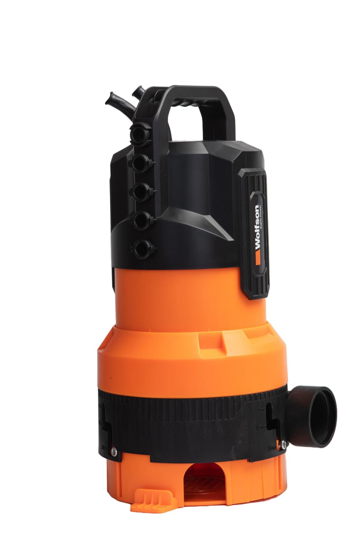 Pompa submersibila PROFESIONALA pentru apa murdara WOLFSON 3 in 1 din plastic, 850W, 20000 l/h, 1" – 1-1/2"