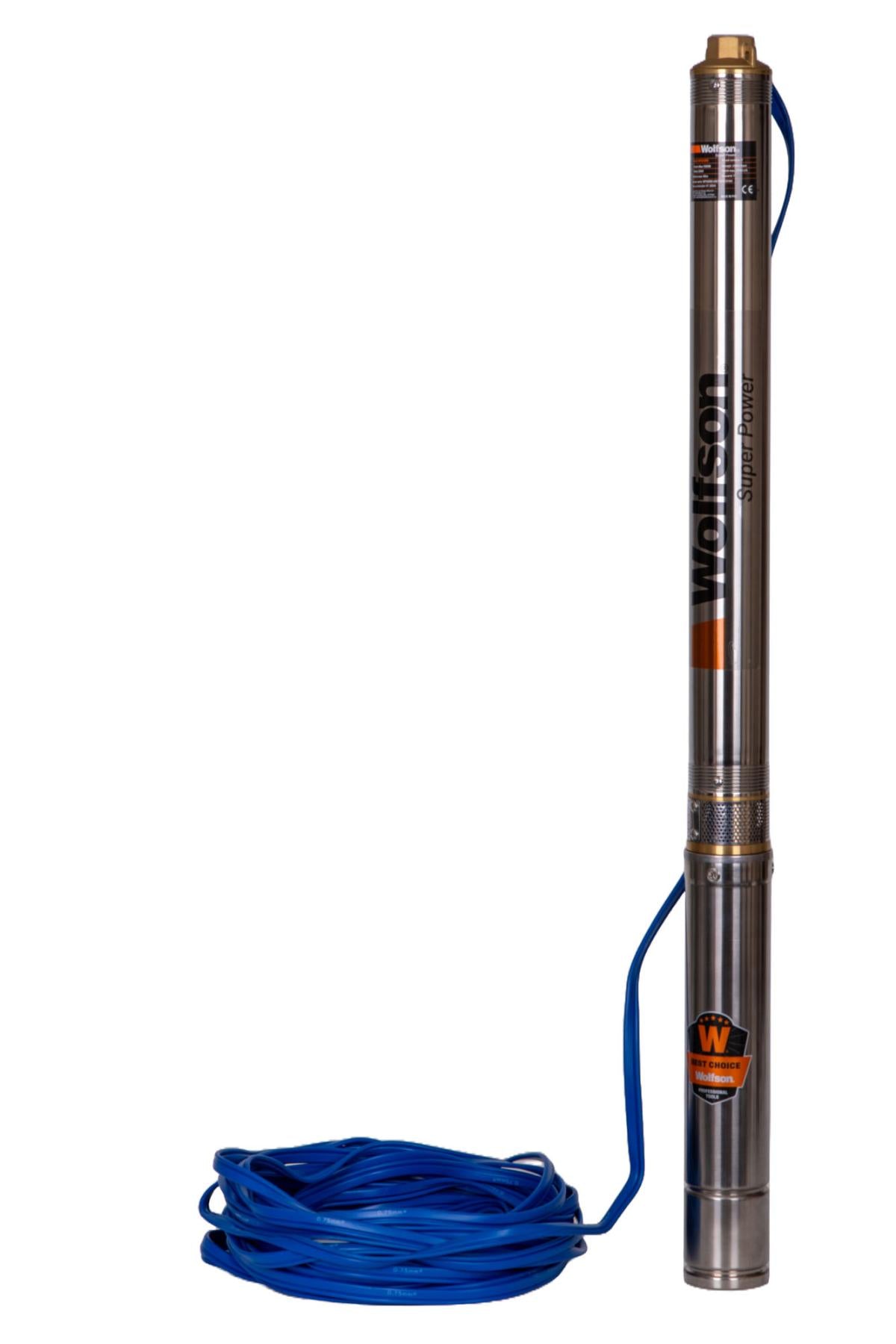 Pompa submersibila apa curata Wolfson D-3, 1100W, 20 turbine, 2700 l/h, adancime 40 m