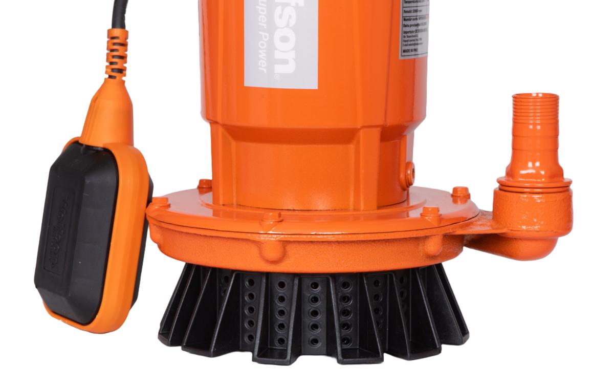 Pompa submersibila PROFESIONALA pentru apa curata cu plutitor WOLFSON QDX-32-F, 750W, 3000 l/h
