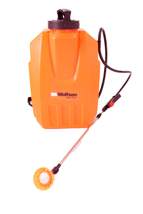 Pulverizator Wolfson 12L, cu baterie 12V 8Ah, lance telescopica