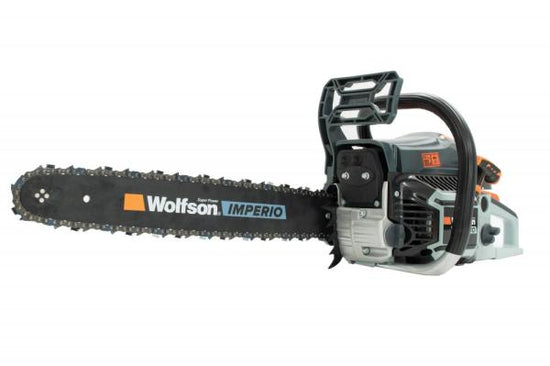 Drujba pe benzina WOLFSON IMPERIO 6000, 3.2 CP, 52 cc, lama 45 cm (18”) – PROFESIONALA