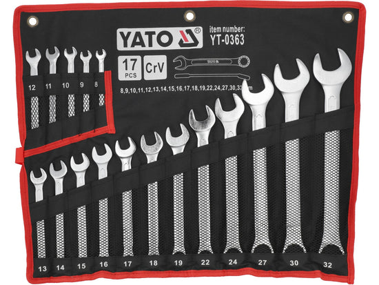 SET CHEI COMBINATE SATINATE 8-32MM, 17 BUC