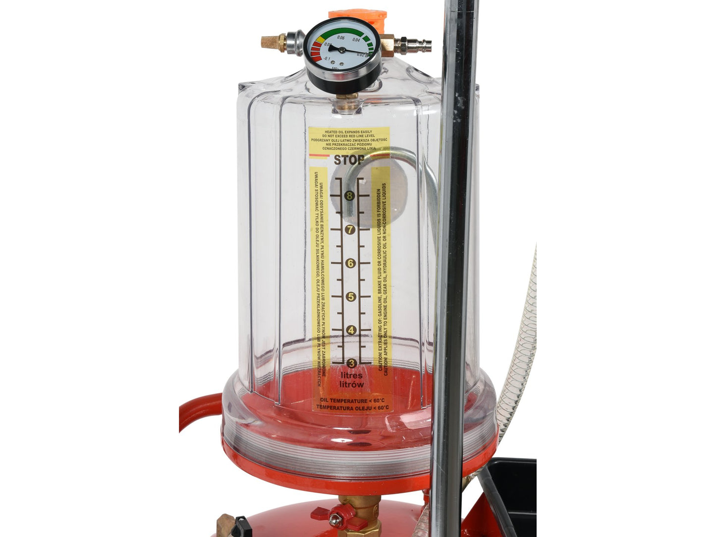 RECUPERATOR PNEUMATIC PENTRU ULEI, 90L