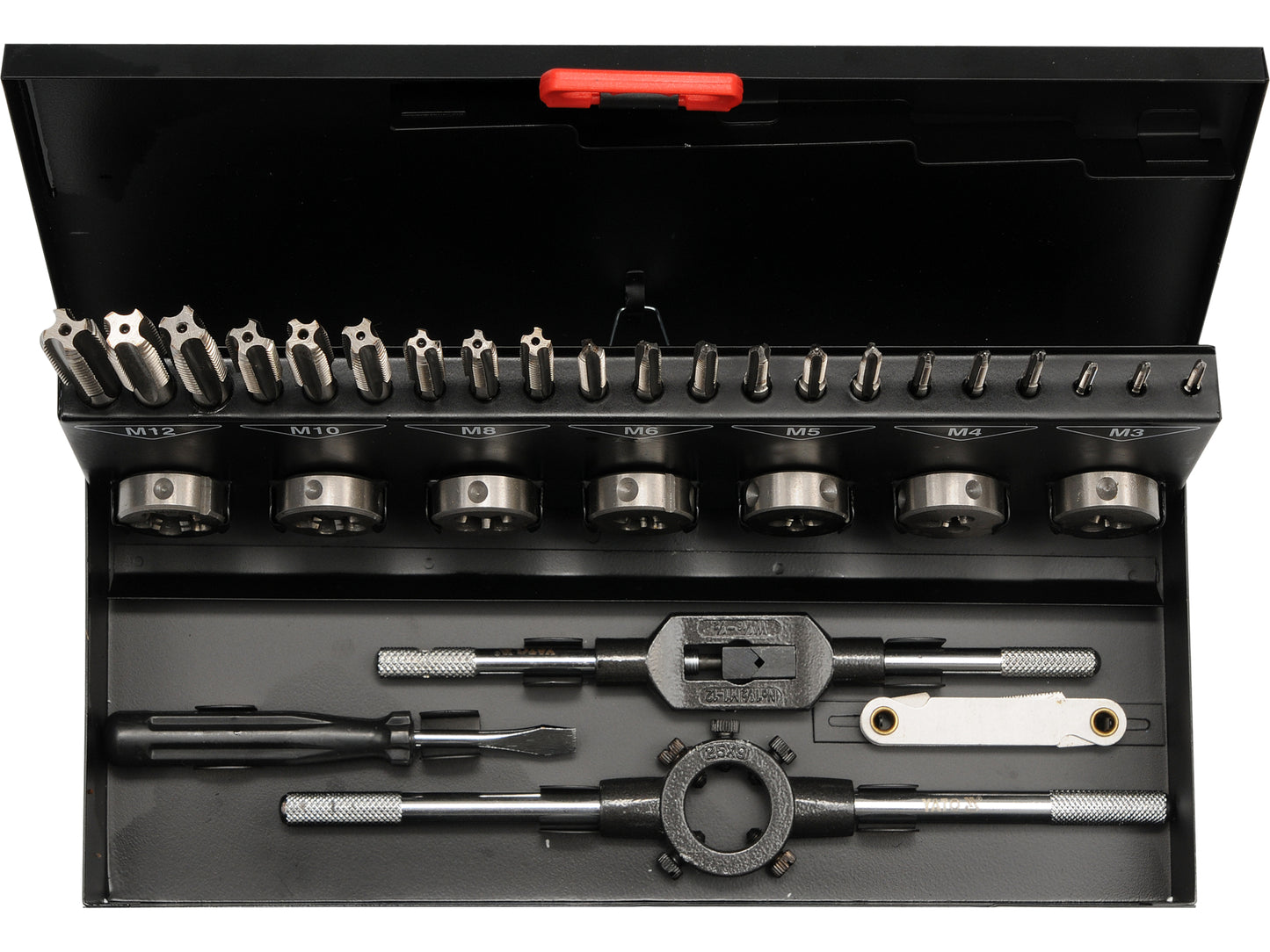 SET TAROZI ȘI FILIERE 32 BUC, M3-12, HSS