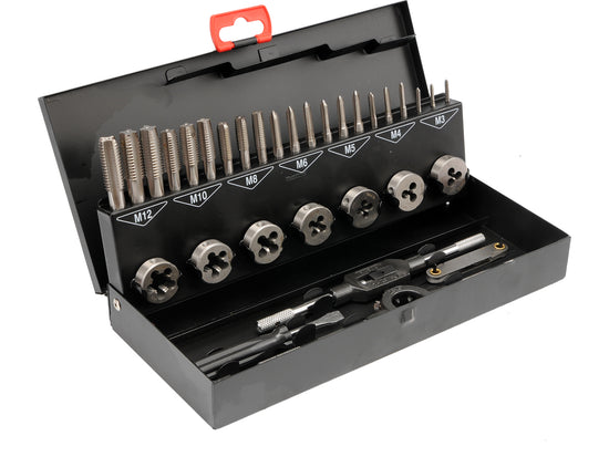SET TAROZI ȘI FILIERE 32 BUC, M3-12, HSS