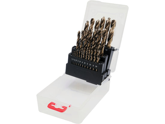 SET BURGHIE METAL 1-13MM, COBALT, 25 BUC