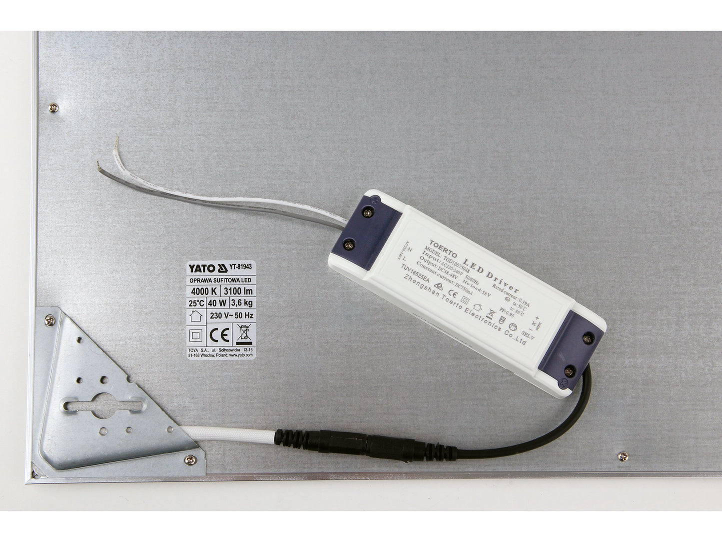 PANOU ILUMINAT LED 595X595X15MM, 40W