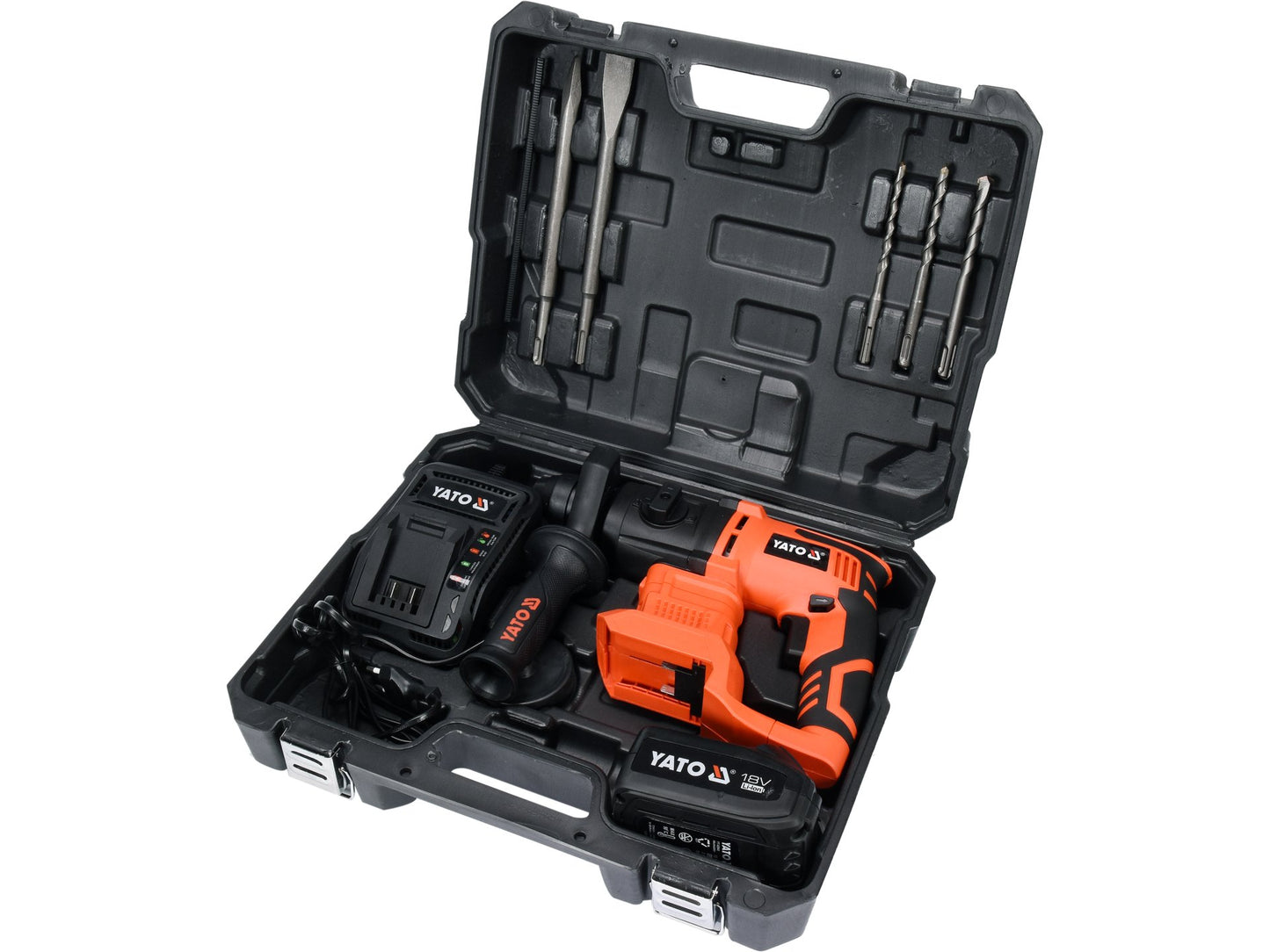 CIOCAN ROTOPERCUTOR CU ACUMULATOR, SDS+, 18V, 2J, 1X3AH