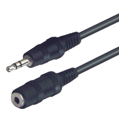 Cablu audio, mufă stereo 3,5 mm - priză stereo 3,5 mm, 5 m, A 54-5