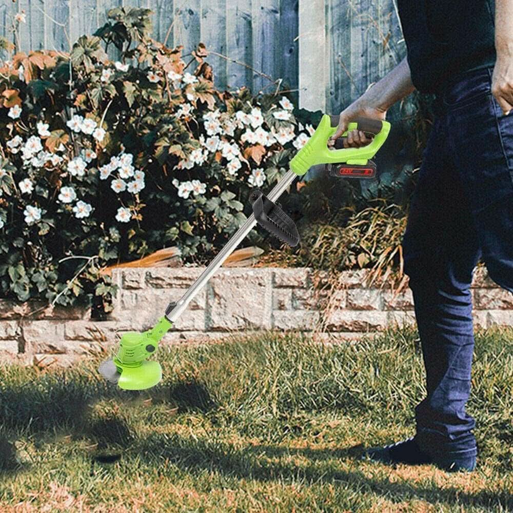 Motocoasa Electrica IETO cu 2 Acumulatori 24V, Autonomie 2-3 Ore, 18000 RPM, 3 Moduri de Taiere