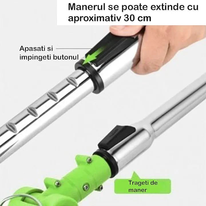 Motocoasa Electrica IETO cu 2 Acumulatori 24V, Autonomie 2-3 Ore, 18000 RPM, 3 Moduri de Taiere