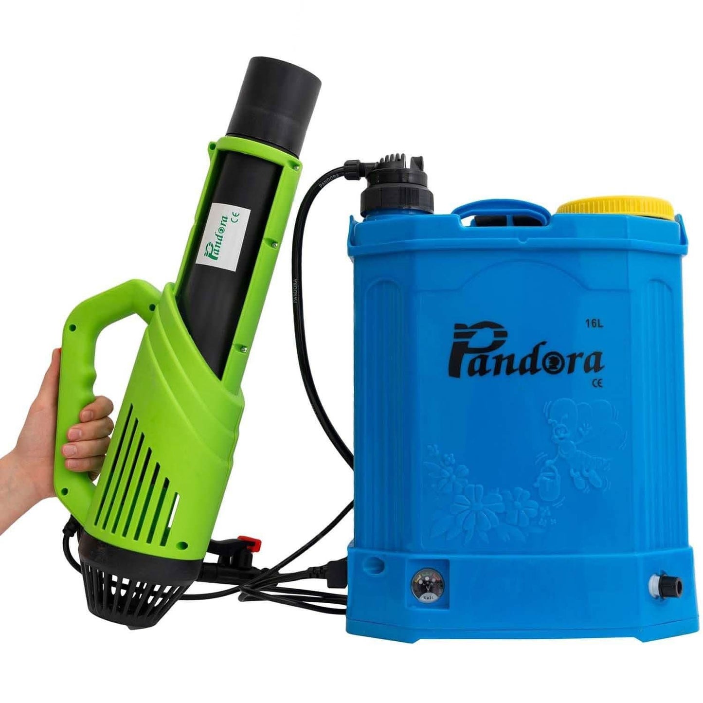 Set Pompa Stropit Acumulator Pandora 16L+Atomizor Electric + Tija 2.7M - ZEP.RO - Ți-e la îndemână!