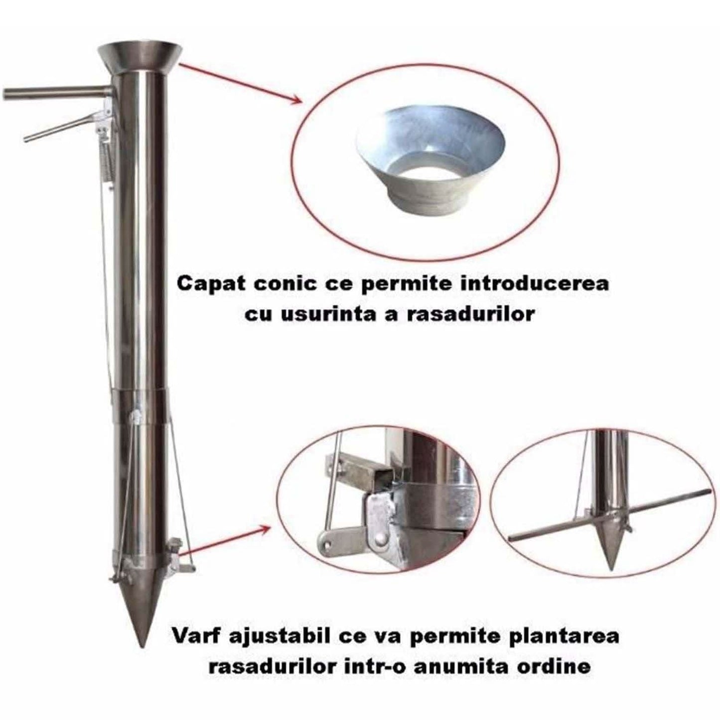 Plantator Rasaduri Micul Fermier Inox.. - ZEP.RO - Ți-e la îndemână!