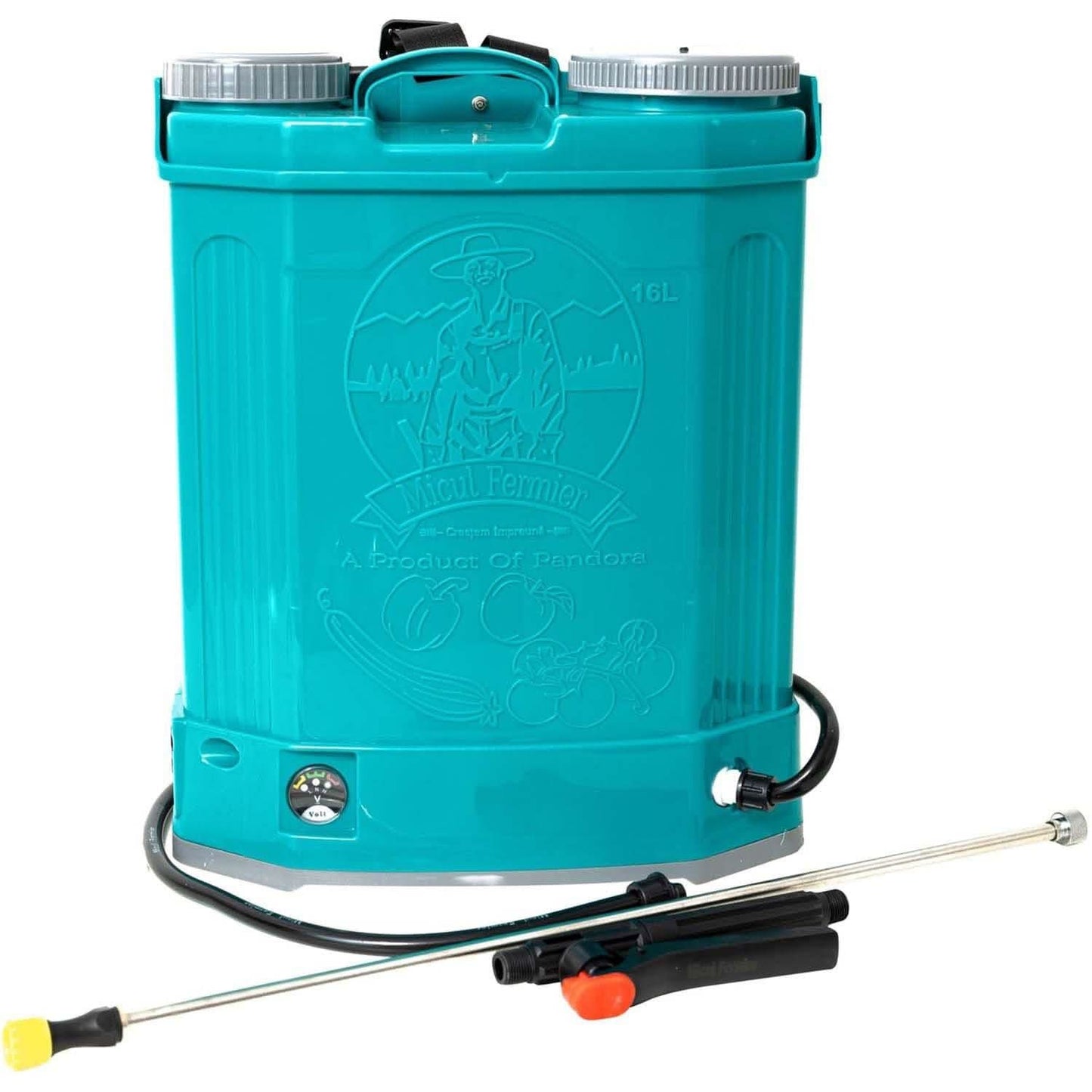 Pompa Stropit Pomi Electrica Cu Acumulator Pandora 16L + Lance Extensibila 2,7M - ZEP.RO - Ți-e la îndemână!