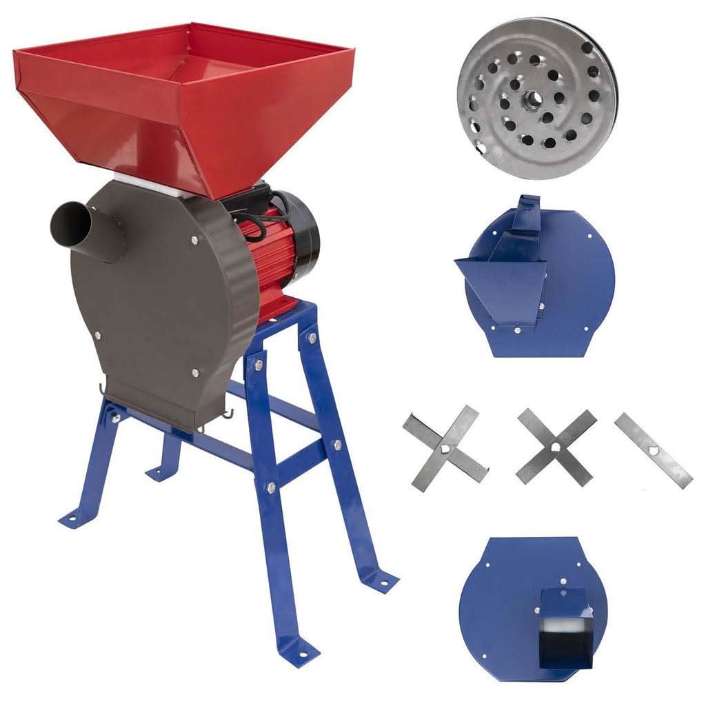 Set Moara Cereale, Fructe Si Lucerna ( 4 In 1 ) Cuva Mare, 200Kg/Ora + Suport, Pandora - ZEP.RO - Ți-e la îndemână!