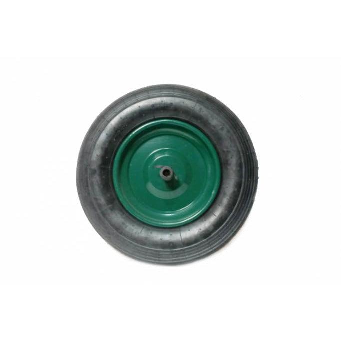 Roata pentru roaba MICUL FERMIER, GF-0111 ECO verde 400-8 pentru ax mic