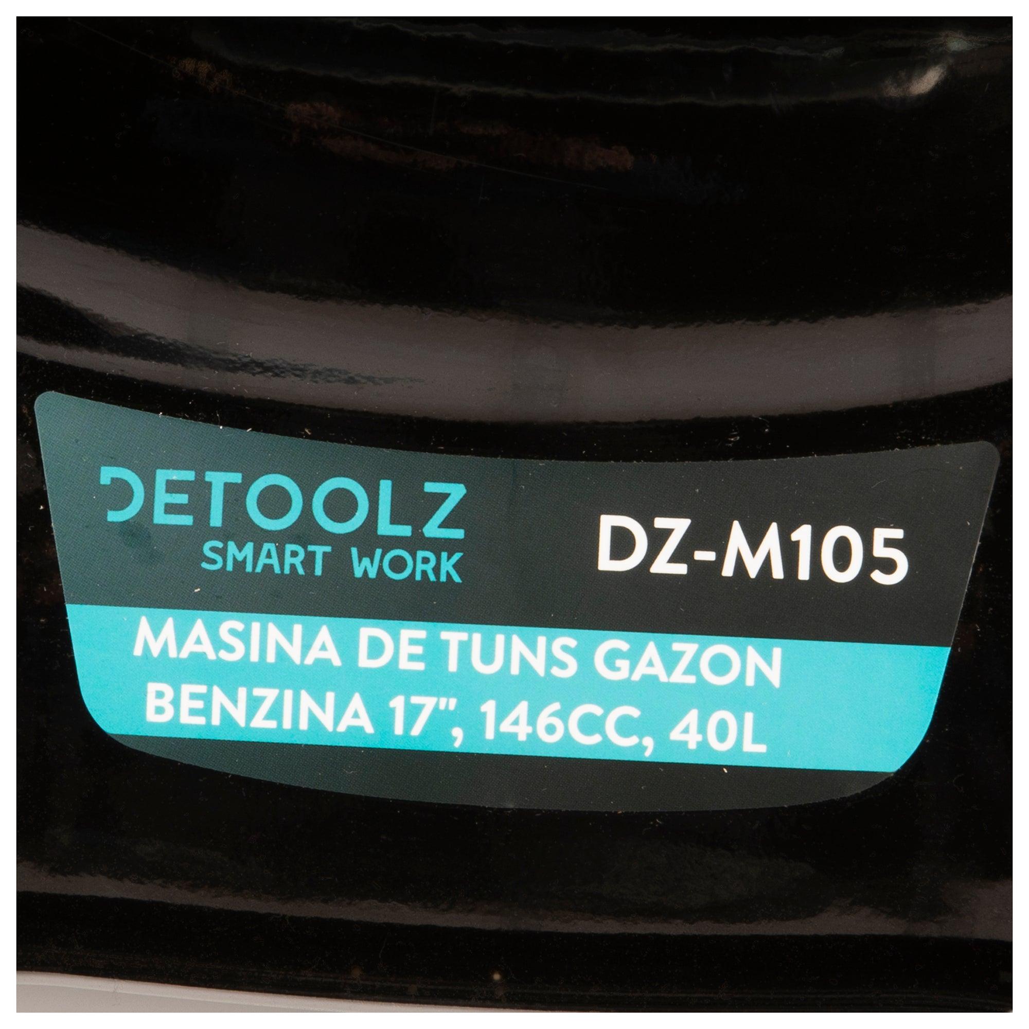 Masina de tuns gazon Detoolz, DZ-M105, benzina, 17 inch, 146 CC, 40 L - ZEP.RO - Ți-e la îndemână!
