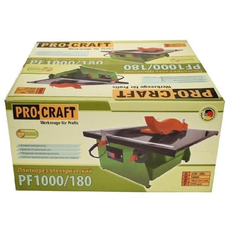 Masina de taiat gresie electrica , 1000W Procraft PF1000/180 (EF- 1481) - Ro-Unelte
