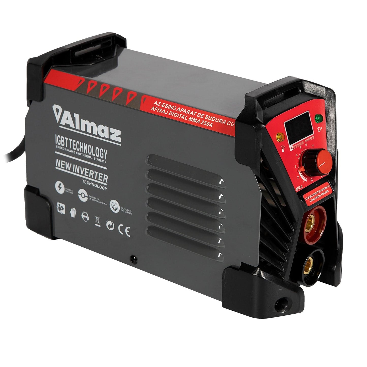 Aparat Sudura ALMAZ AZ-ES003, 250A MMA, Electrod 1-5mm, Accesorii incluse - ZEP.RO