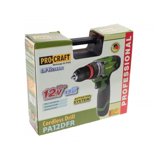 AUTOFILETANTA PROCRAFT PA12DFR, 12V, 1.5 AH + 2 ACUMULATORI, MANDRINA DETASABILA, (EF-7738) - Ro-Unelte