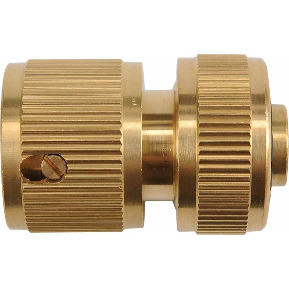 Conector Furtun Cu Stop Din Bronz 1/2" - ZEP.RO - Ți-e la îndemână!