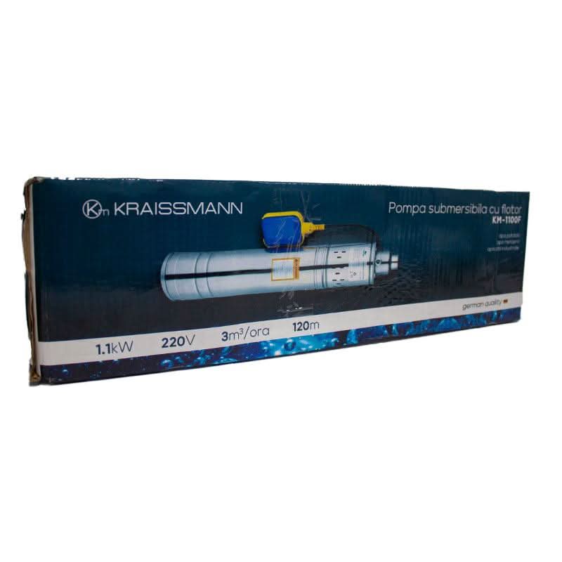 Pompa Submersibila Kraissmann 1.1Kw Cu Flotor 3 Mc³/Ora - ZEP.RO - Ți-e la îndemână!