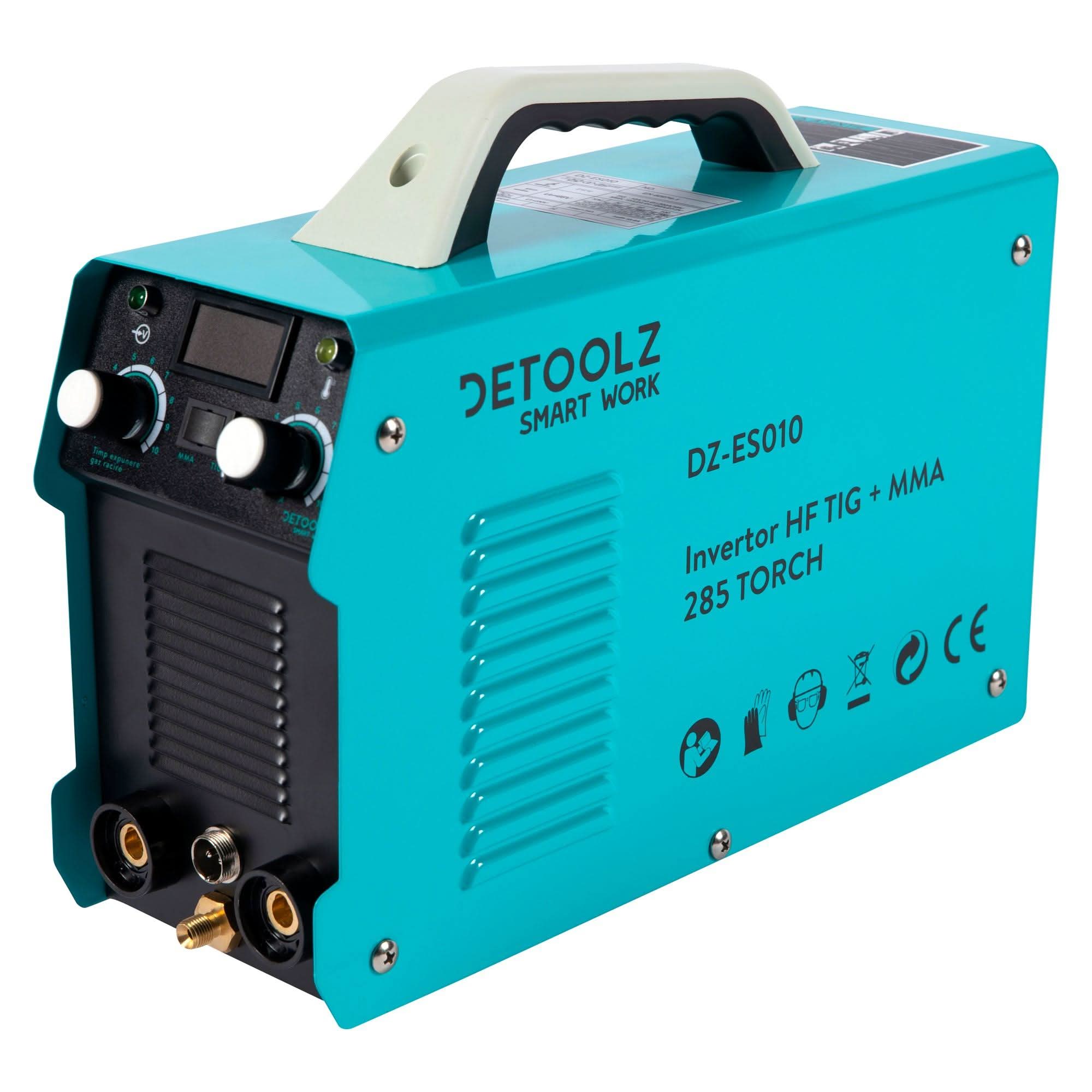 Invertor De Sudura Detoolz, Hf Tig Mma 285 Torch, 7.9 Kva, 4 Mm