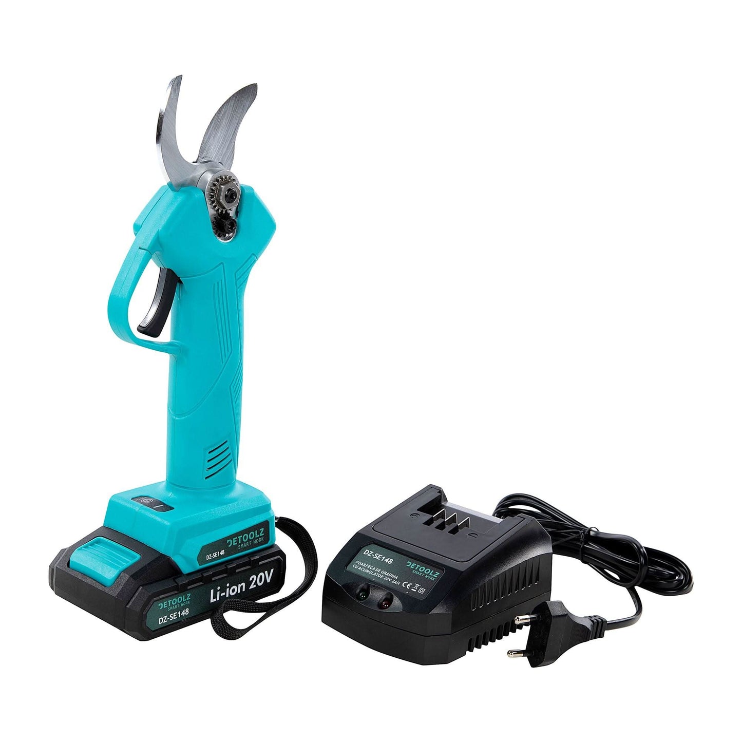 Foarfeca De Gradina Cu Acumulator Detoolz, 20V, 2Ah - ZEP.RO - Ți-e la îndemână!
