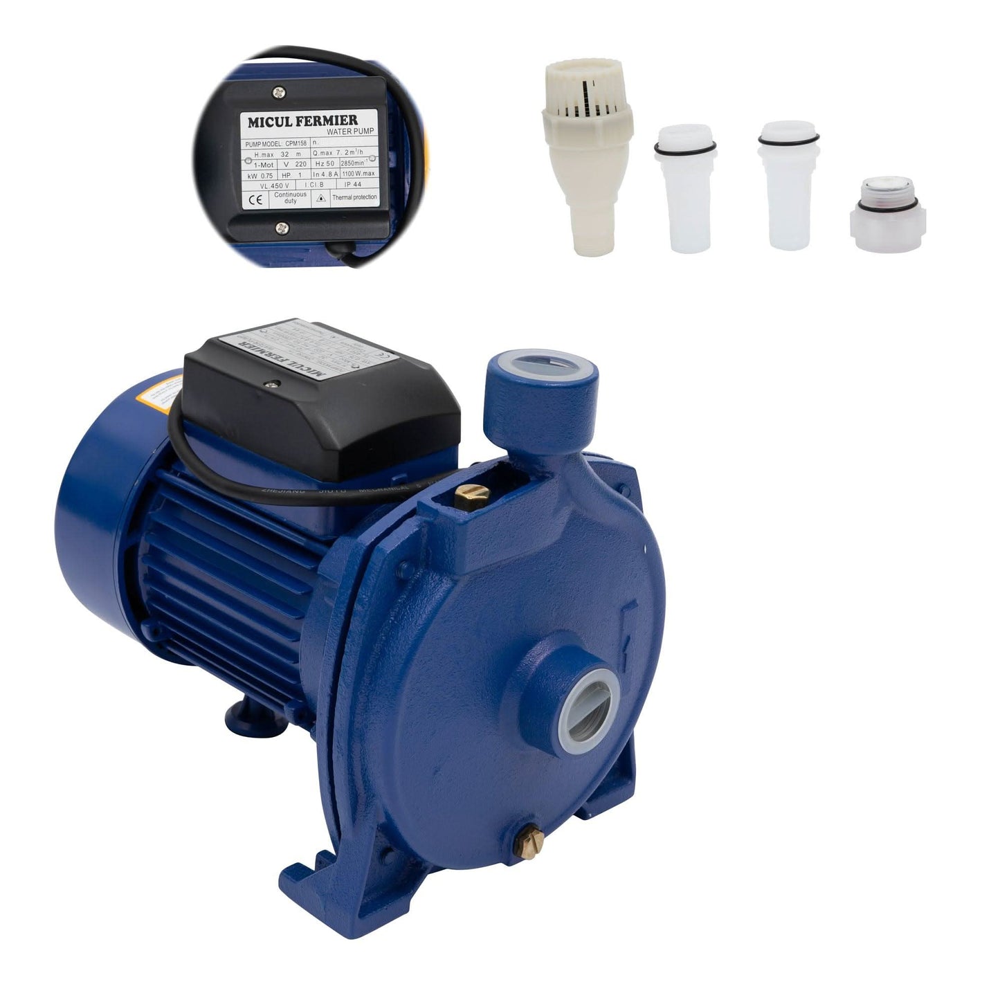 Pompa Apa Centrifugala Cpm158, 750W, 100 L Micul Fermier, De Suprafata - ZEP.RO - Ți-e la îndemână!