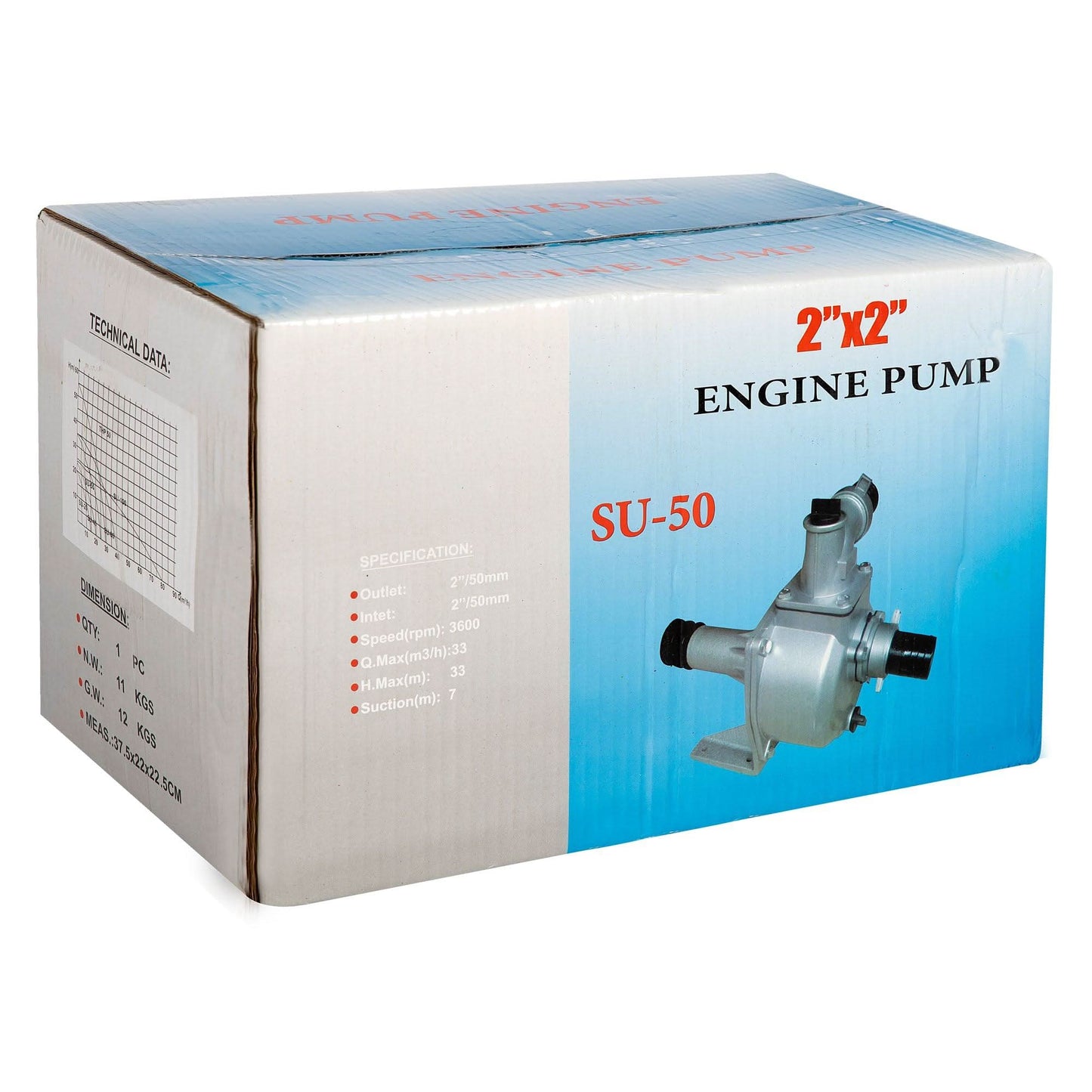 Cap motopompa MICUL FERMIER, GF-0735, 2 inch cu fulie - ZEP.RO