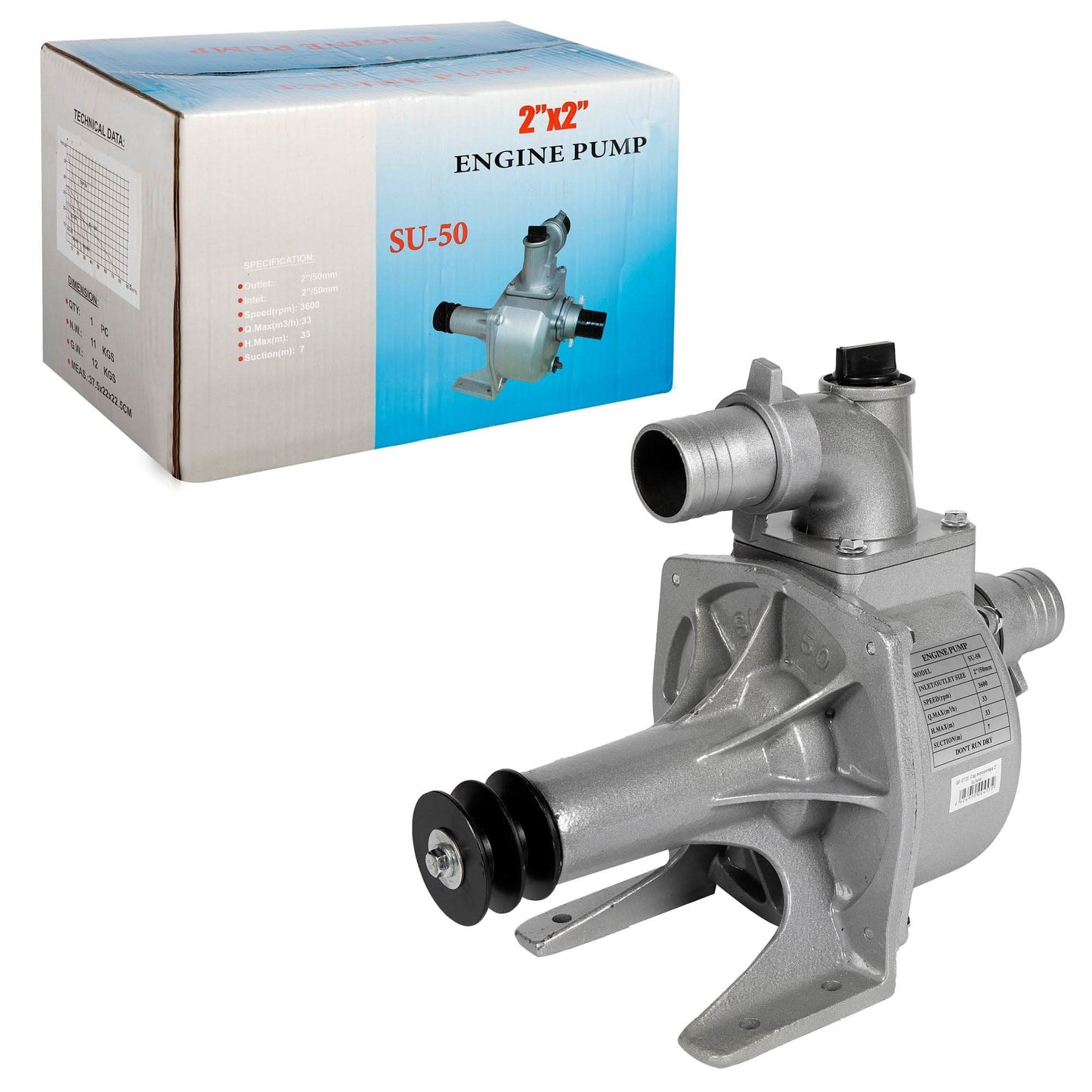 Cap motopompa MICUL FERMIER, GF-0735, 2 inch cu fulie - ZEP.RO