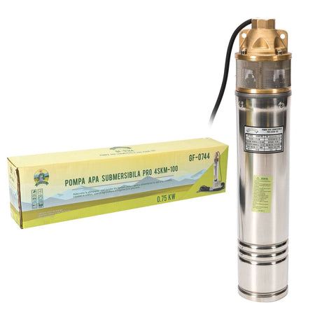 Pompa Submersibila Micul Fermier Vortex Pro 4Skm-100 1.3Kw 55M + Furtun 1Tol 50M.. - ZEP.RO - Ți-e la îndemână!