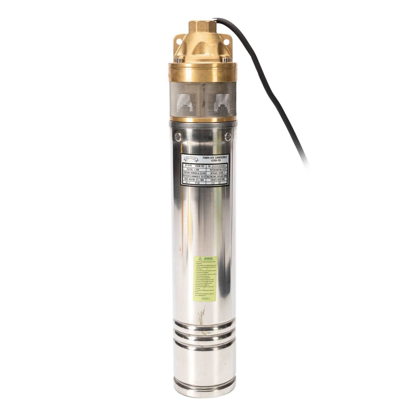 Pompa Submersibila Micul Fermier Vortex Pro 4Skm-150 1.1Kw 90M + Furtun 1Tol 50M... - ZEP.RO - Ți-e la îndemână!