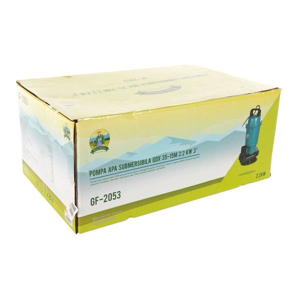 Pompa Submersibila Apa Micul Fermier, Qdx35-15M, 2.2 Kw 3 Inch 585 L/Min - ZEP.RO - Ți-e la îndemână!