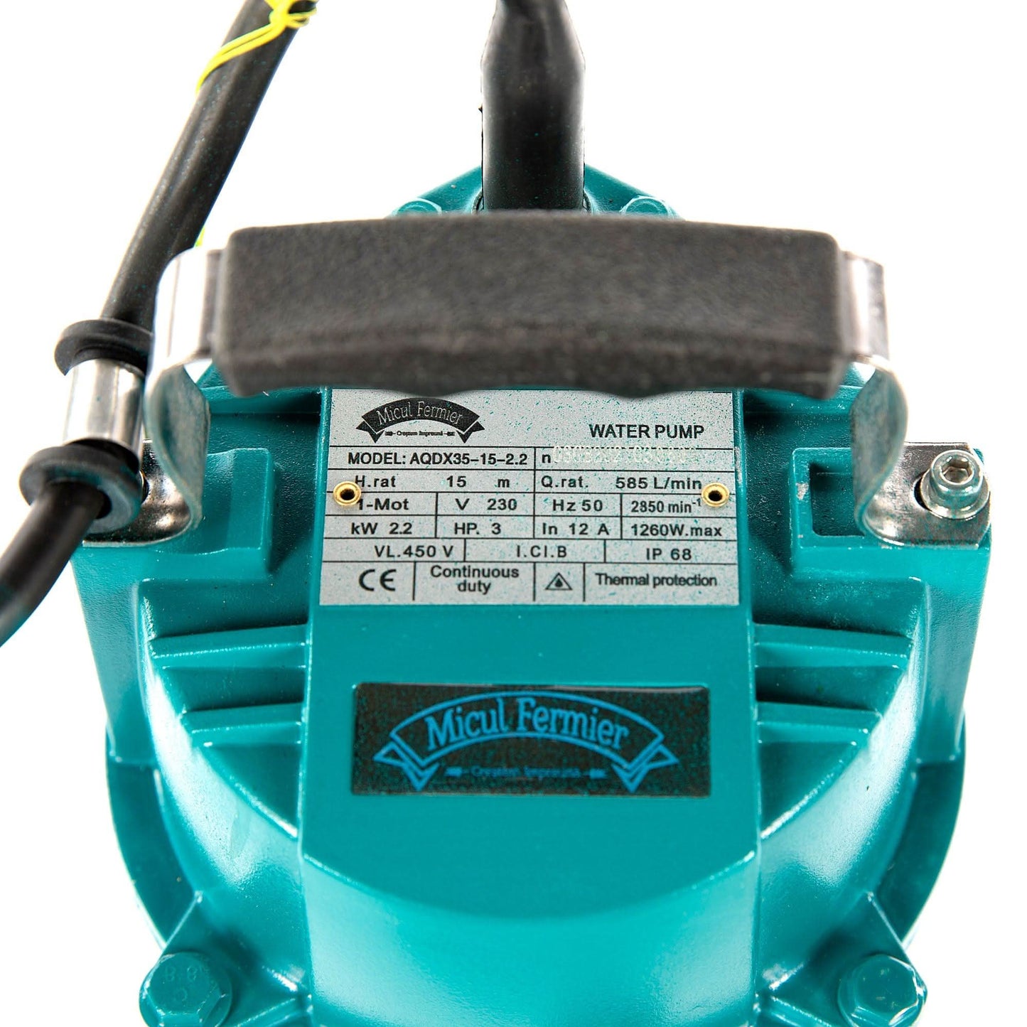 Pompa Submersibila Apa Micul Fermier, Qdx35-15M, 2.2 Kw 3 Inch 585 L/Min - ZEP.RO - Ți-e la îndemână!