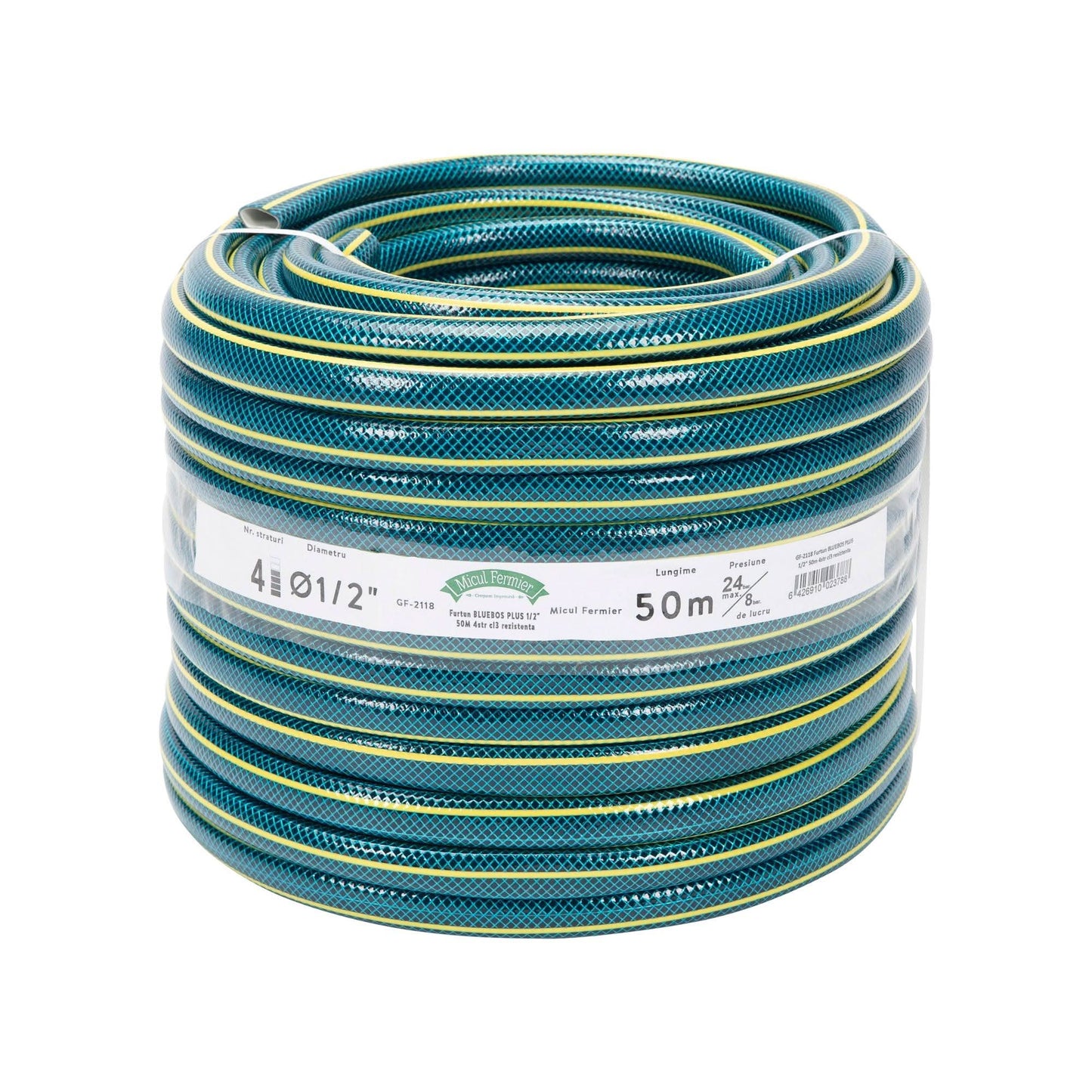 Furtun Pentru Apa Bluebos Plus 1/2", 50M, 4 Straturi, Clasa 3 Rezistenta - ZEP.RO - Ți-e la îndemână!