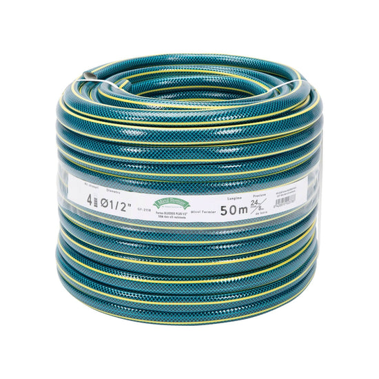Furtun Pentru Apa Bluebos Plus 1/2", 50M, 4 Straturi, Clasa 3 Rezistenta - ZEP.RO - Ți-e la îndemână!