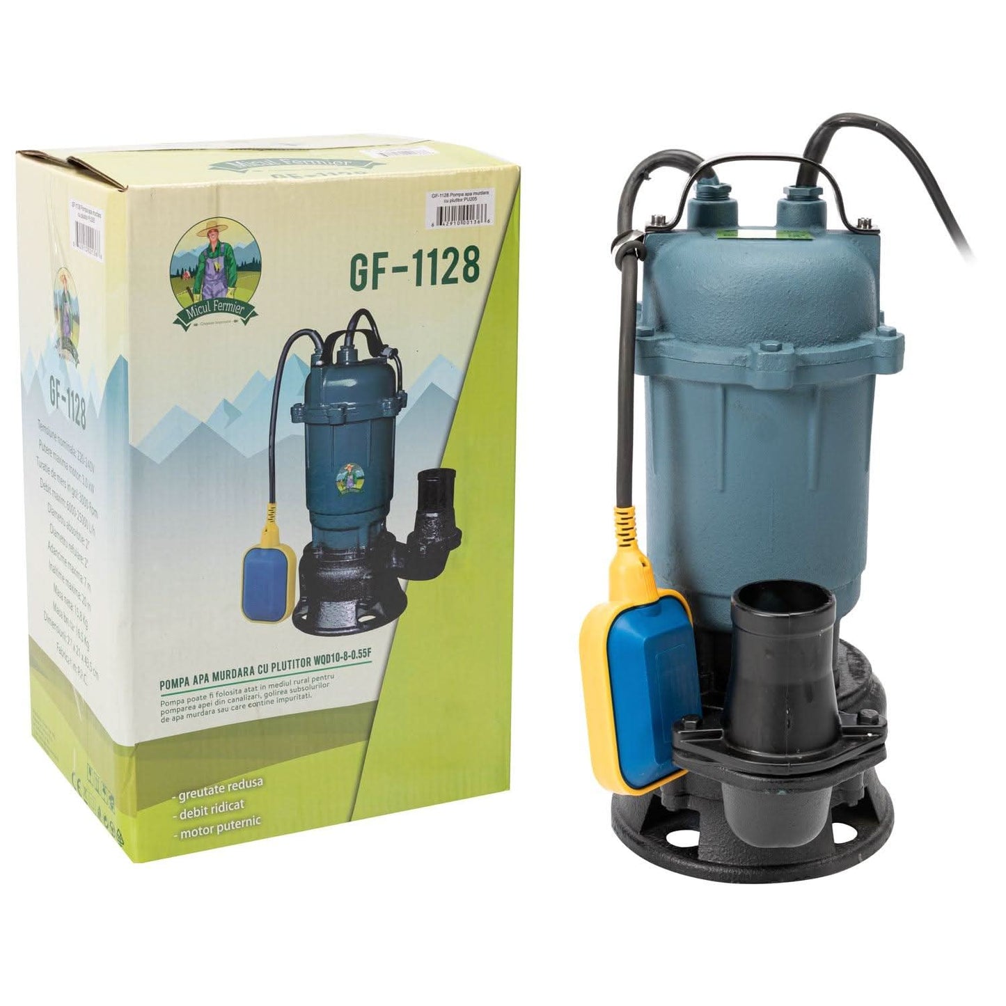 Pompa Apa Murdara 3000W Eurotec Cu Flotor.. - ZEP.RO - Ți-e la îndemână!