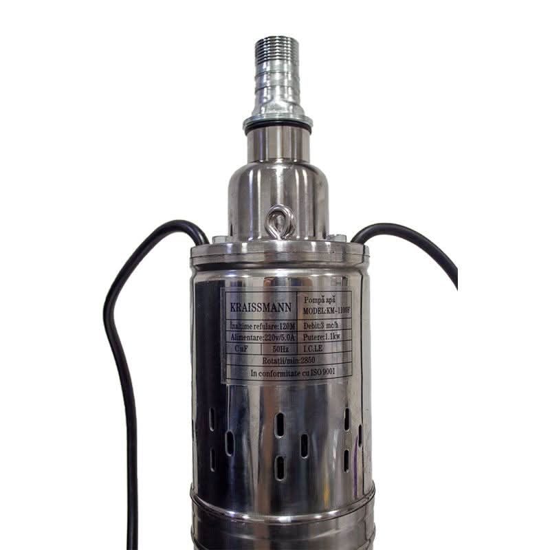 Pompa Submersibila Kraissmann 1.1Kw Cu Flotor 3 Mc³/Ora - ZEP.RO - Ți-e la îndemână!
