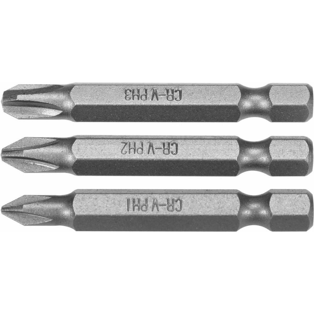Set 3 Biti 1/4 Ph1, Ph2, Ph3 50Mm - ZEP.RO - Ți-e la îndemână!