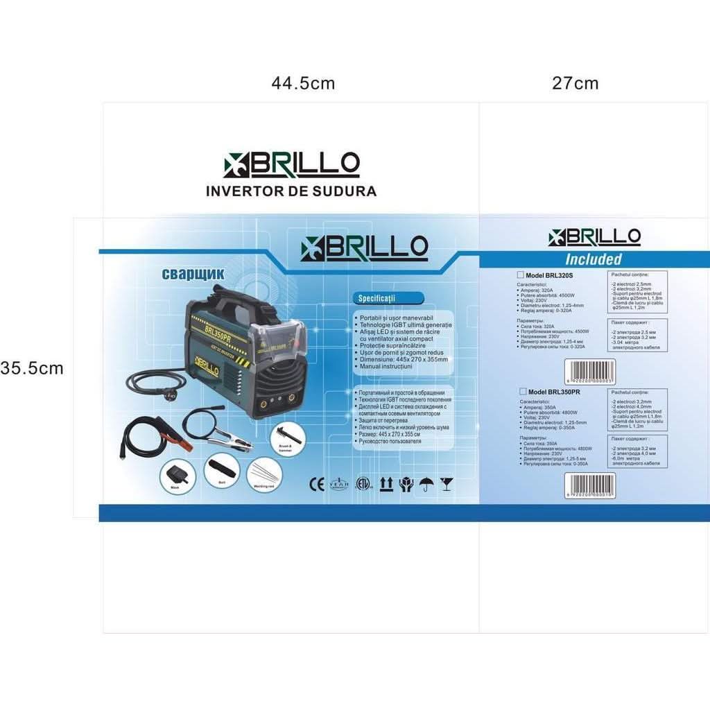 Pachet Promo! Drujba Motofierastrau Brillo Br-4552 + Invertor Brillo 350Pr - ZEP.RO - Ți-e la îndemână!