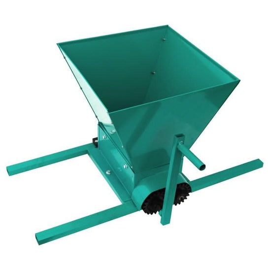 SET ZDROBITOR STRUGURI MANUAL 300-350KG/ORA, 25 LITRI, PANDORA + TEASC 35L LEMN, VERDE - Ro-Unelte