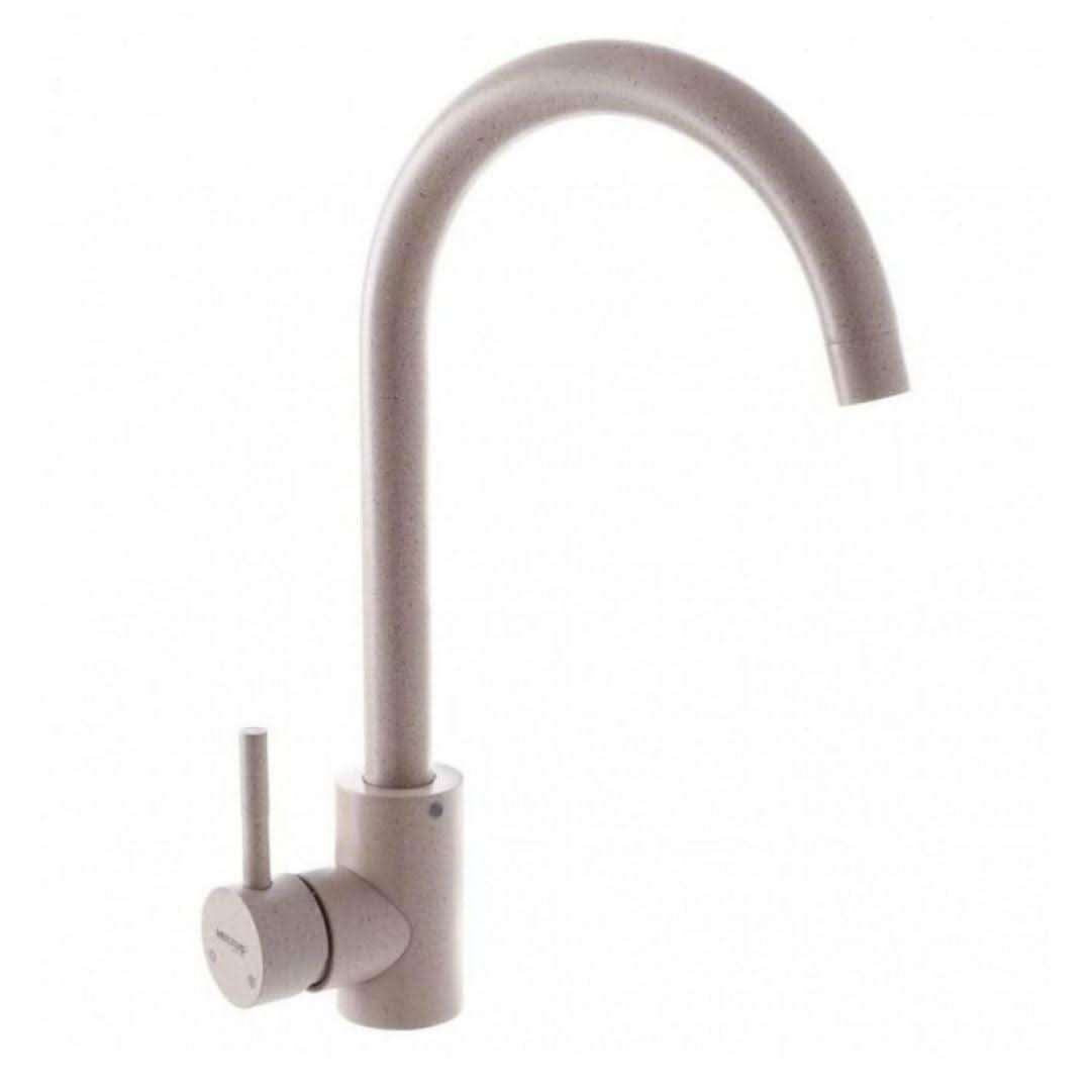 Baterie bucatarie MIXXUS SUS-011-322, Rotativa, Monocomanda, Culoare bej - ZEP.RO