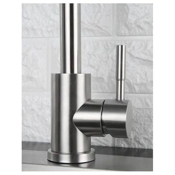 Baterie bucatarie MIXXUS SUS-011 din otel inoxidabil, Monocomanda, Racorduri incluse - ZEP.RO - Ți-e la îndemână!