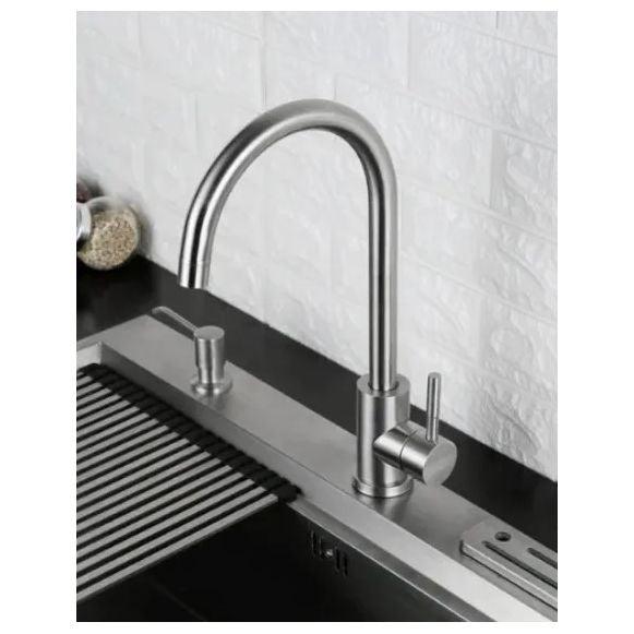 Baterie bucatarie MIXXUS SUS-011 din otel inoxidabil, Monocomanda, Racorduri incluse - ZEP.RO - Ți-e la îndemână!