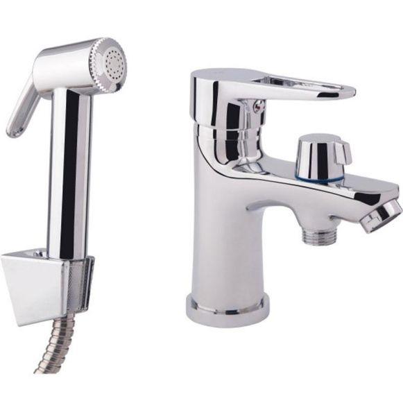 Baterie lavoar FLEKO FZ069-401, Monocomanda, cartus ceramic 40mm, Racorduri incluse - ZEP.RO - Ți-e la îndemână!