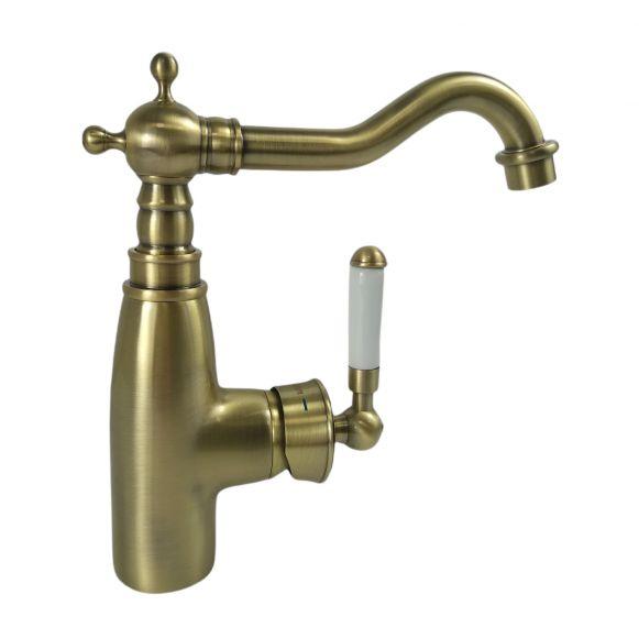Baterie lavoar Mixxus Premium Vintage Bronze 001-C, culoare bronz, monocomanda racoarde incluse - ZEP.RO - Ți-e la îndemână!